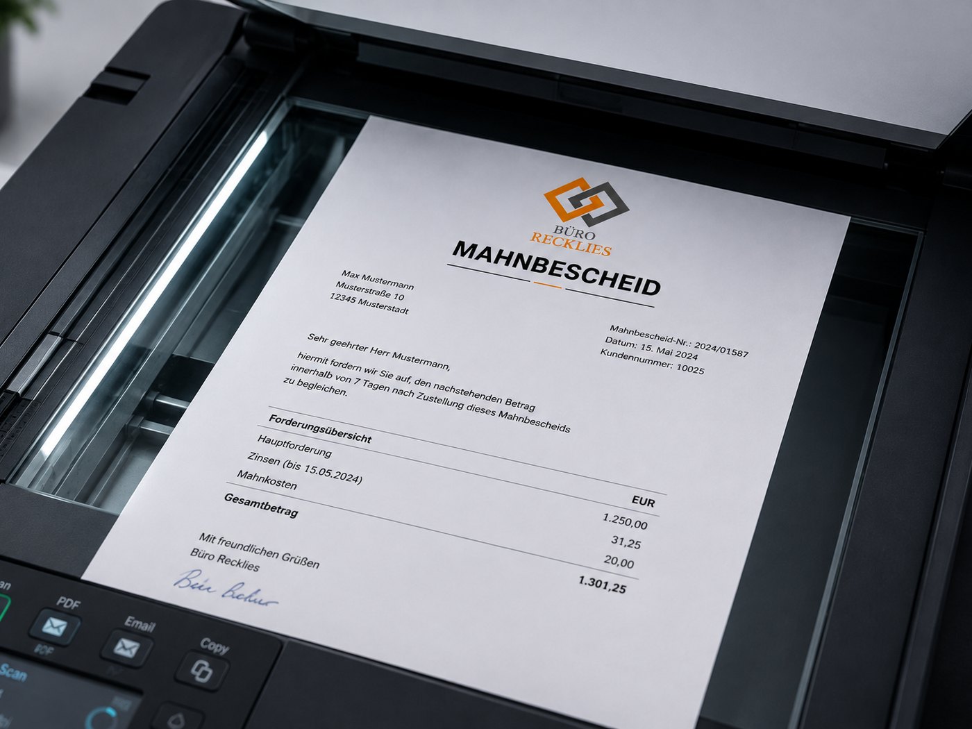 Offene Posten und Mahnwesen im Buchhaltungsbüro Büro Recklies in Hannover