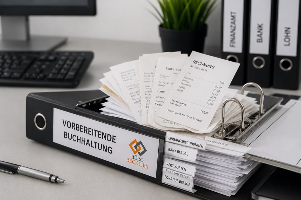Vorbereitende Buchhaltung für den Steuerberater bei Büro Recklies in Hannover